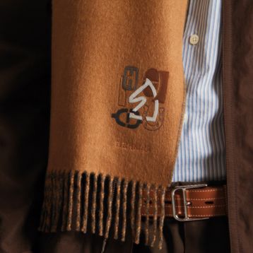 HERMES レクトヴェルソ マロン 楽天市場】【ご褒美に☆】HERMES エルメス バイカラー マフラー